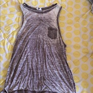 Purple tank with frocket